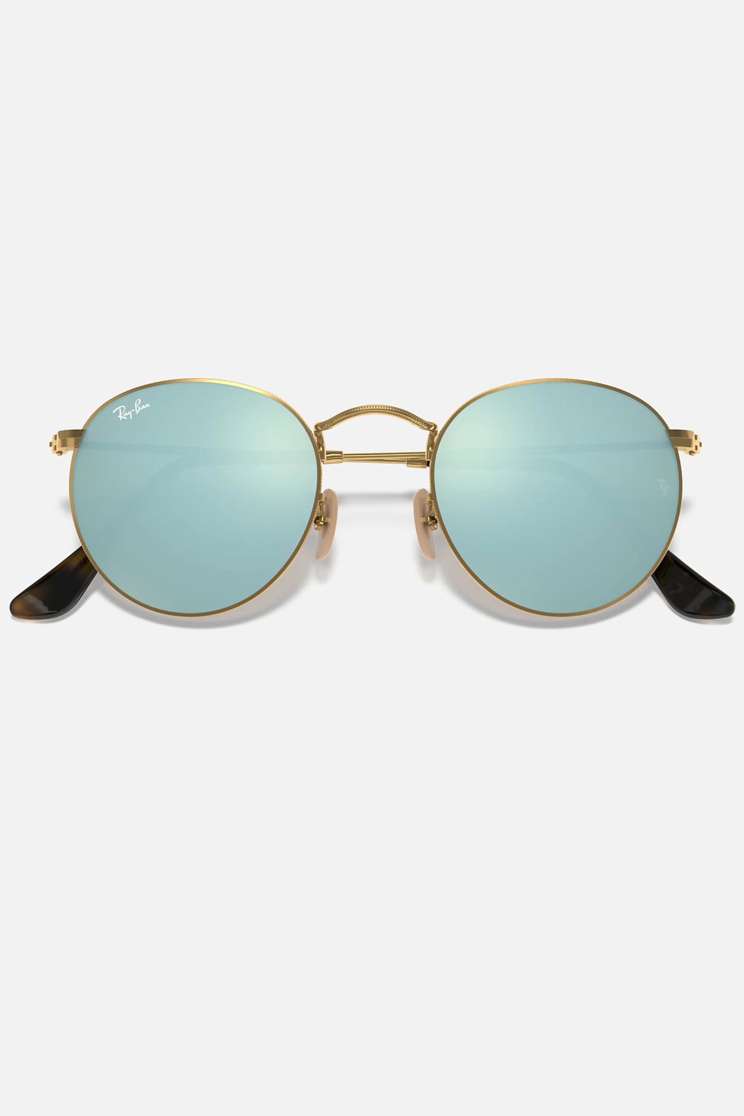 Ray-Ban RB3447 001/30 Round Flat Lenses