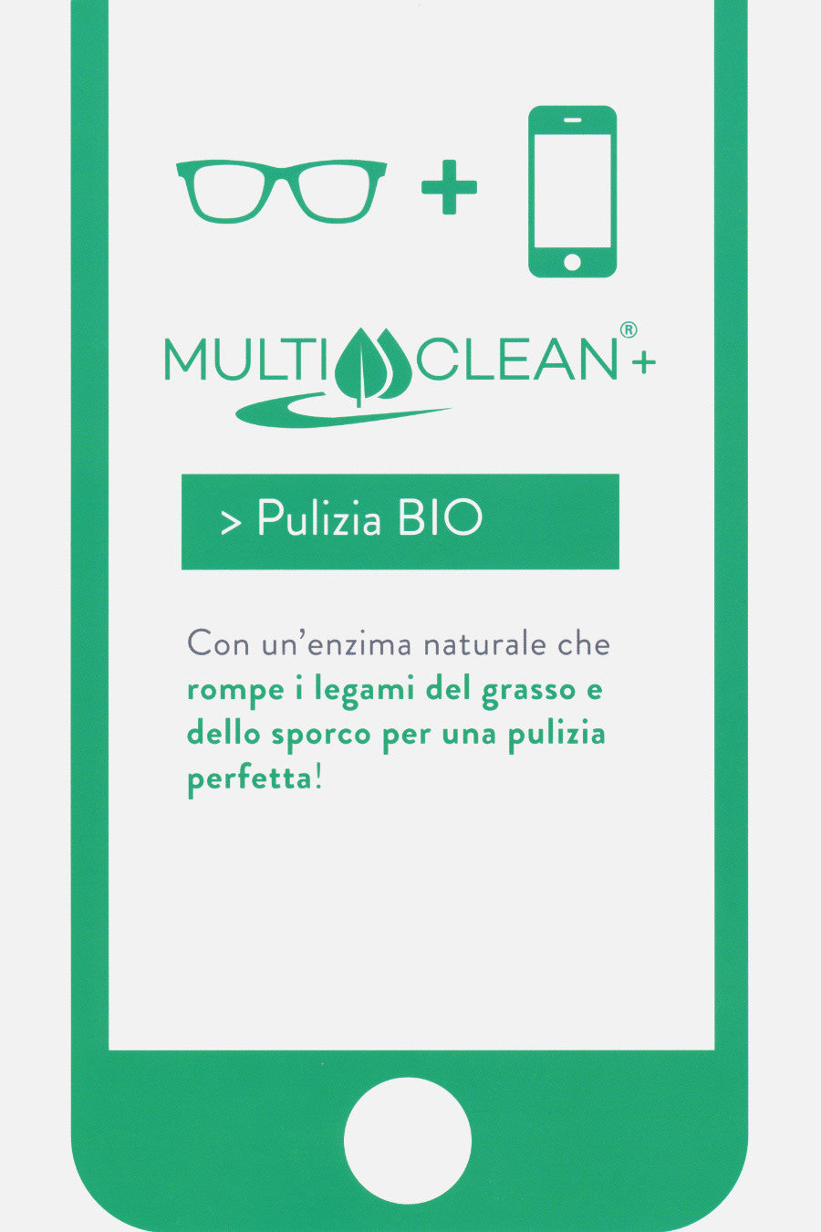 Multiclean pulitore di lenti e occhiali