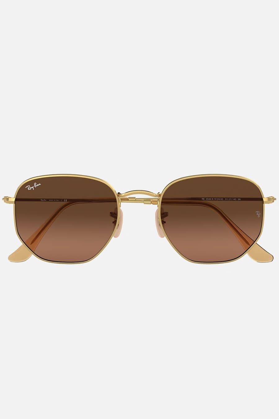 Ray-Ban RB3548N 912443 51 Hexagonal Flat Lenses