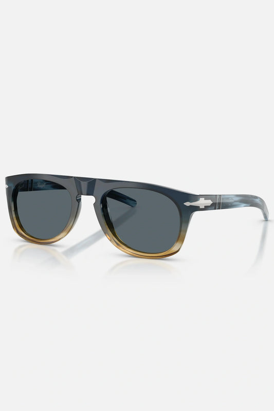 Persol PO3401S Cassina Limited Edition - occhiali da sole in acetato blu rigato