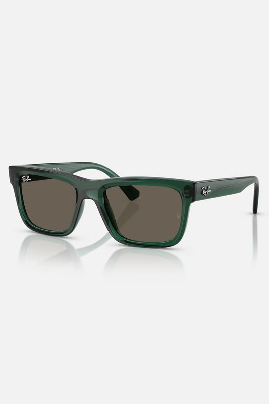 Ray-Ban RJ9196S 7189/3: occhiali da sole junior verde trasparente, lenti marrone UV, 49-17. Ordina ora!